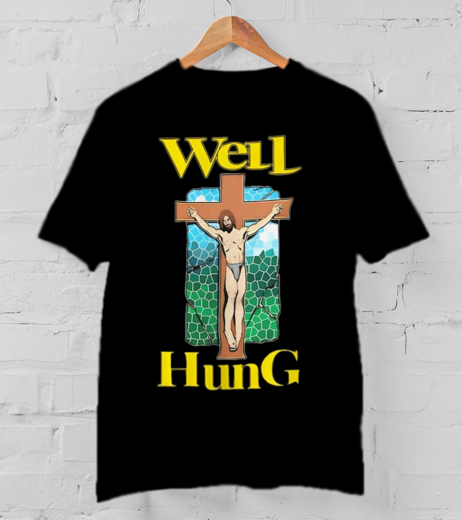 Well Hung Jesus Cross T-Shirt