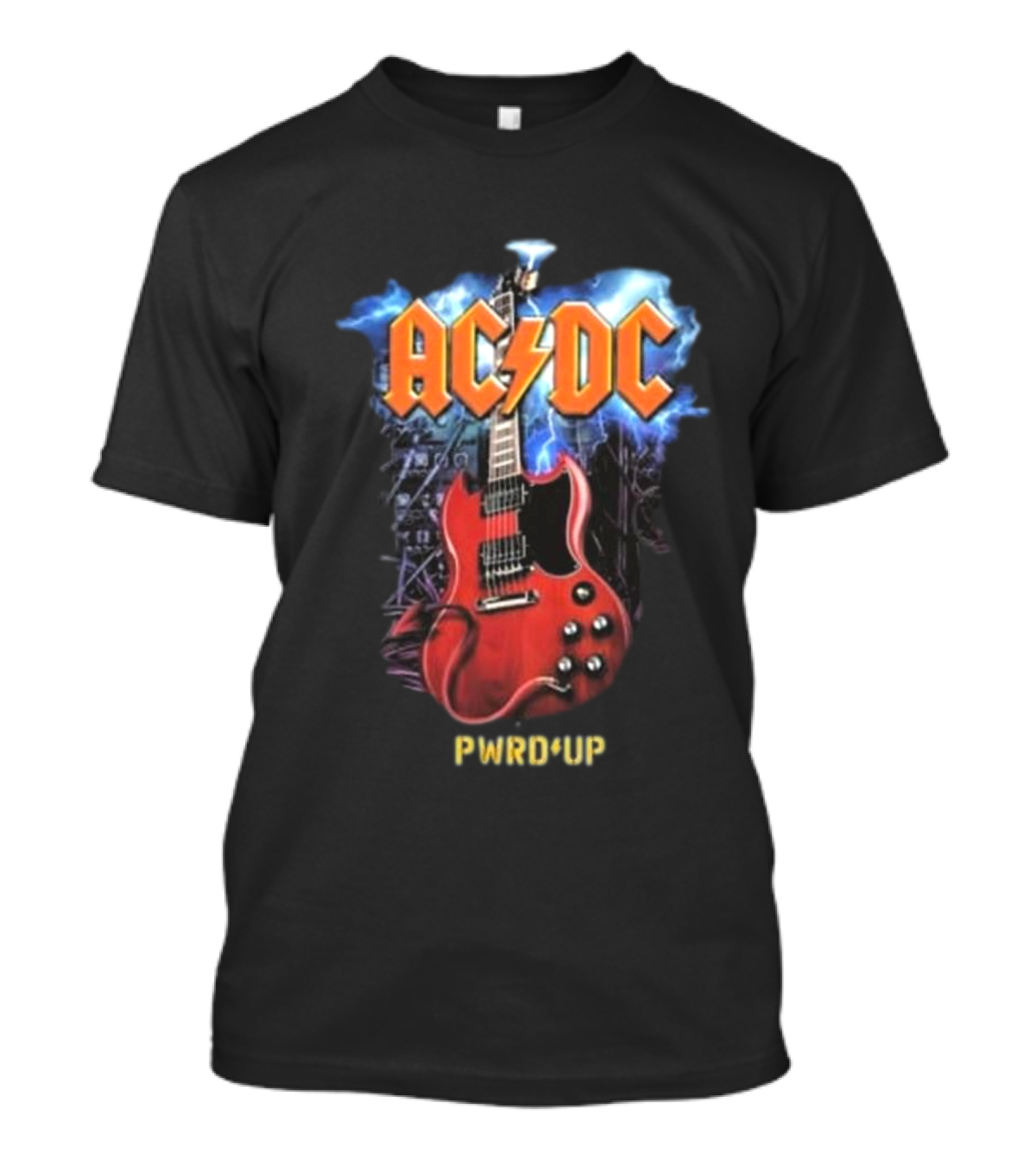 ACDC PWRD Up Angus Guitar Tour T-Shirt