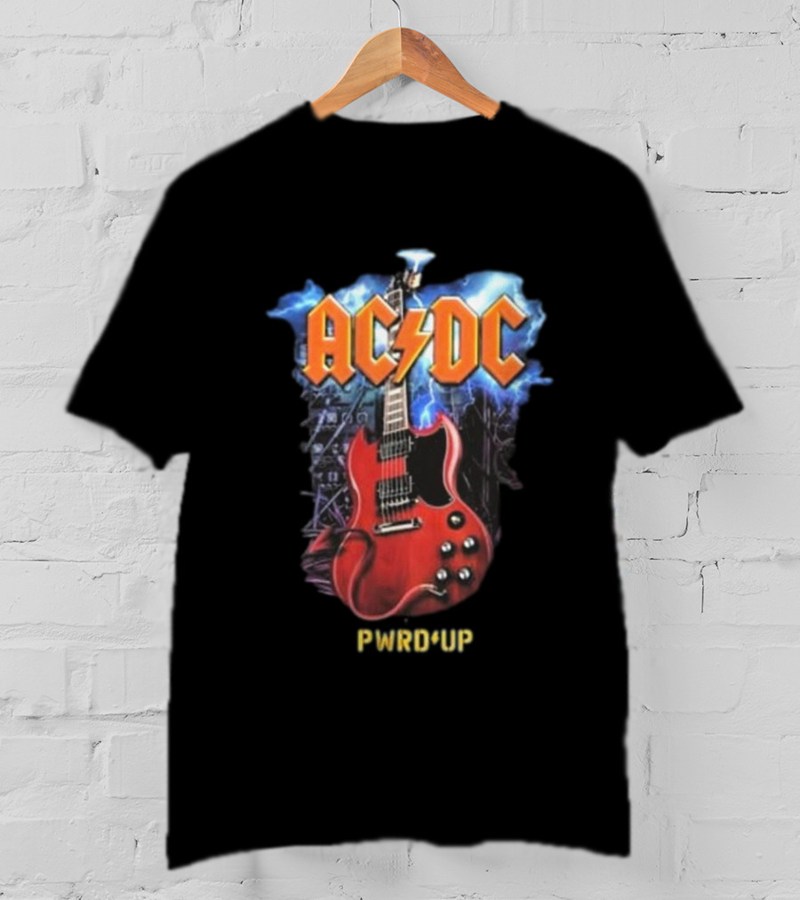 ACDC PWRD Up Angus Guitar Tour T-Shirt