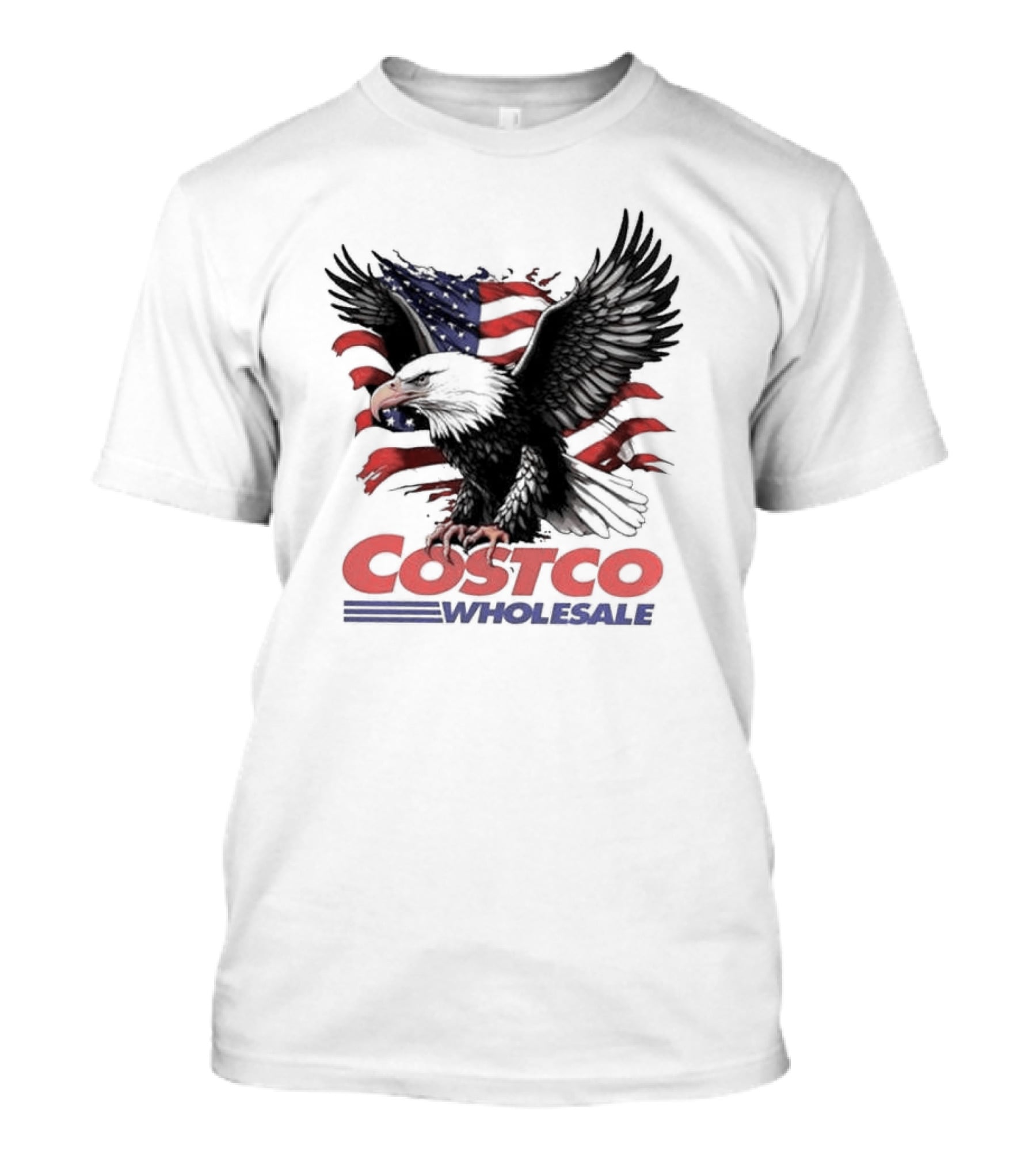 Costco Wholesale American Flag Eagle T-Shirt