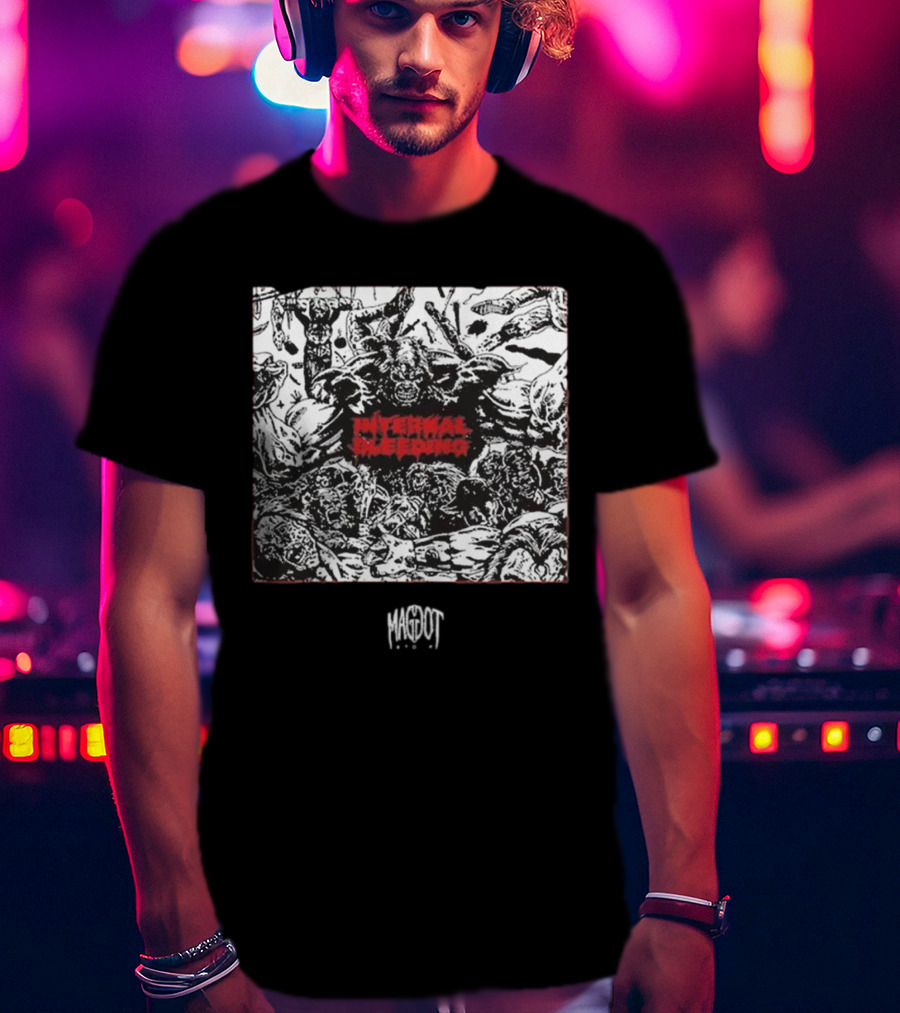 Internal Bleeding Maggot Stomp RWE Gruesome Zombie T-Shirt