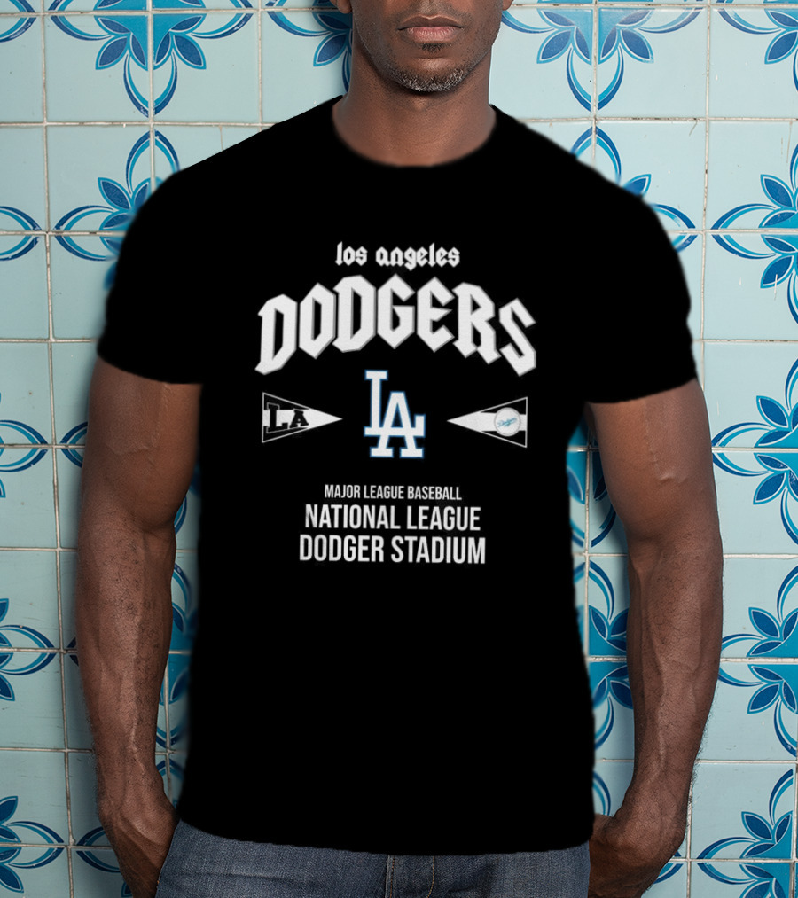 Los Angeles Dodgers LA National League Major League Baseball Dodger Stadium T-Shirt