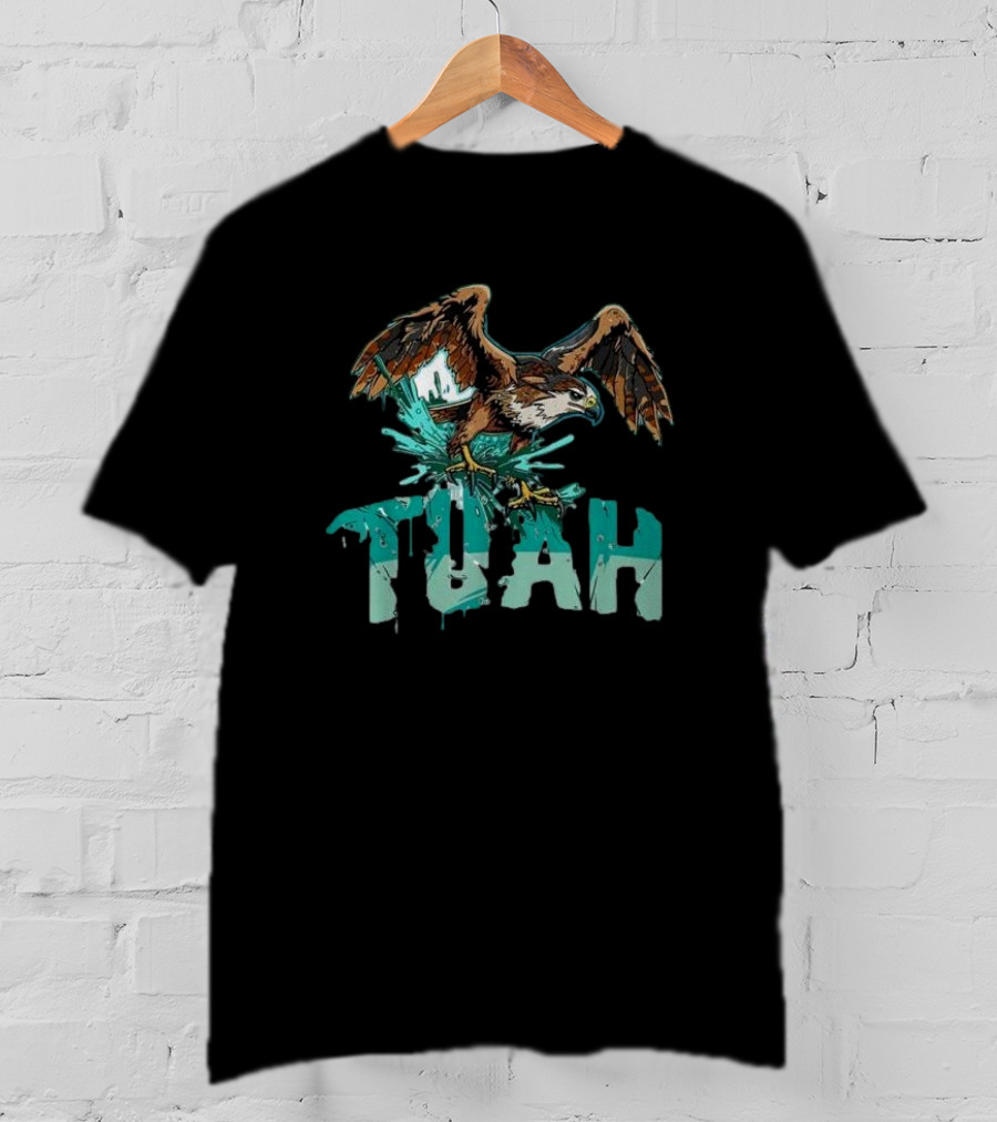Bryce Harper Hawk Tuah With Powerful Eagle T-Shirt