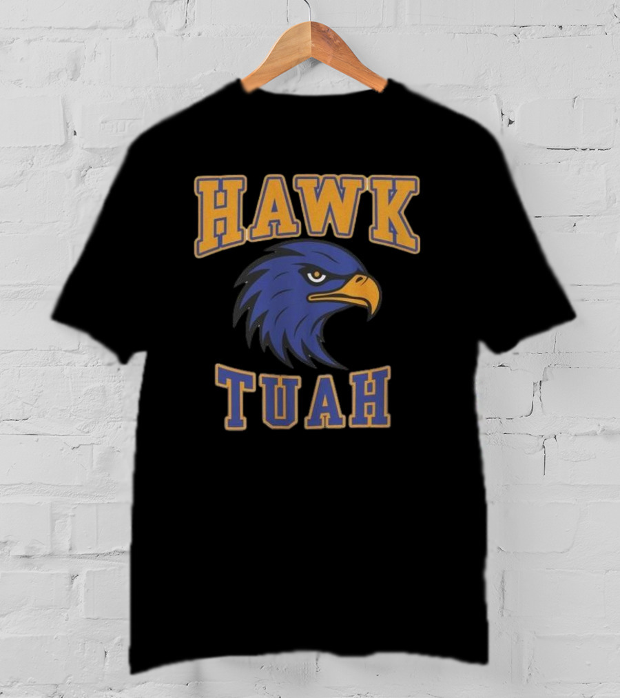 Hawk Tuah Team Spirit Blue Eagle T-Shirt