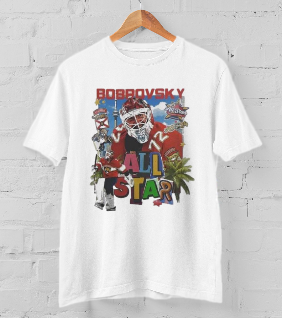 Bobrovsky All Star 72 Florida Panthers NHL T-Shirt