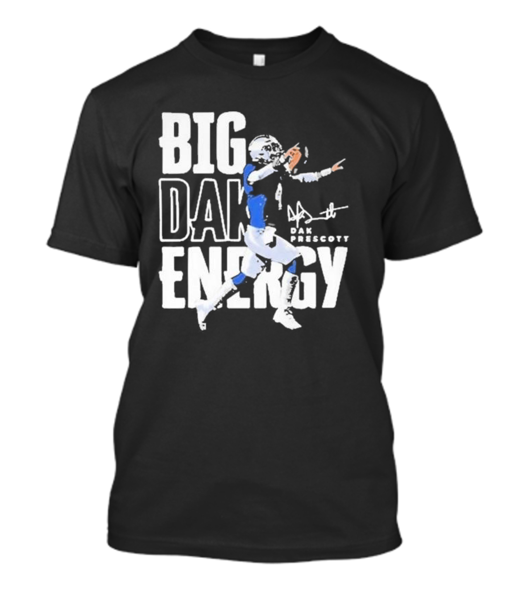 Dallas Cowboys Big Dak Energy Dak Prescott Player Signature T-Shirt