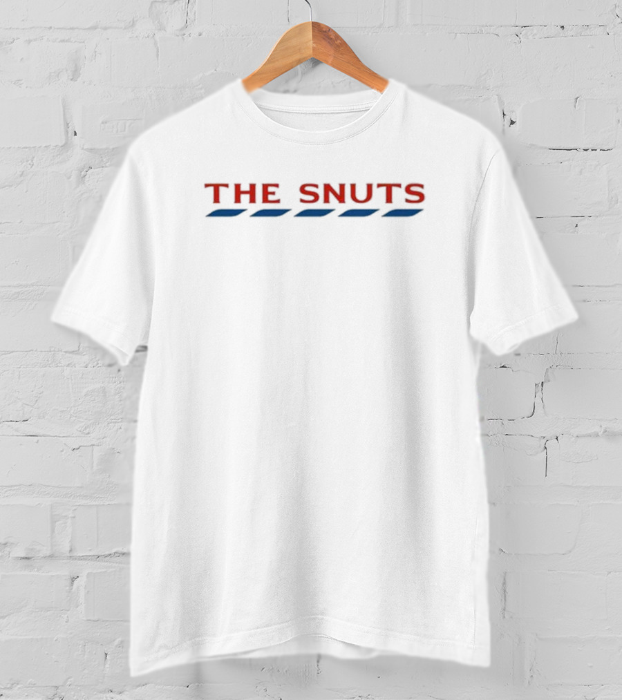 The Snuts Music Band Logo With Blue Wavy Line T-Shirt