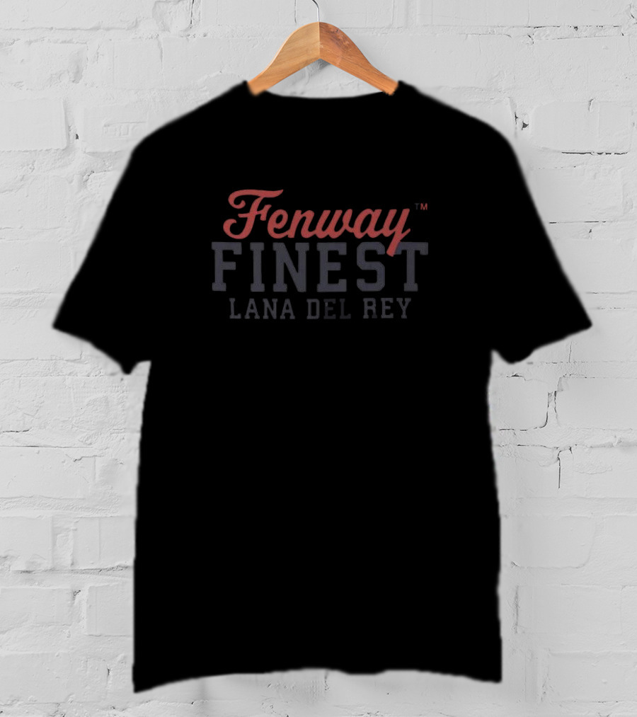 Fenway Finest Lana Del Rey Vintage-Style Typography T-Shirt