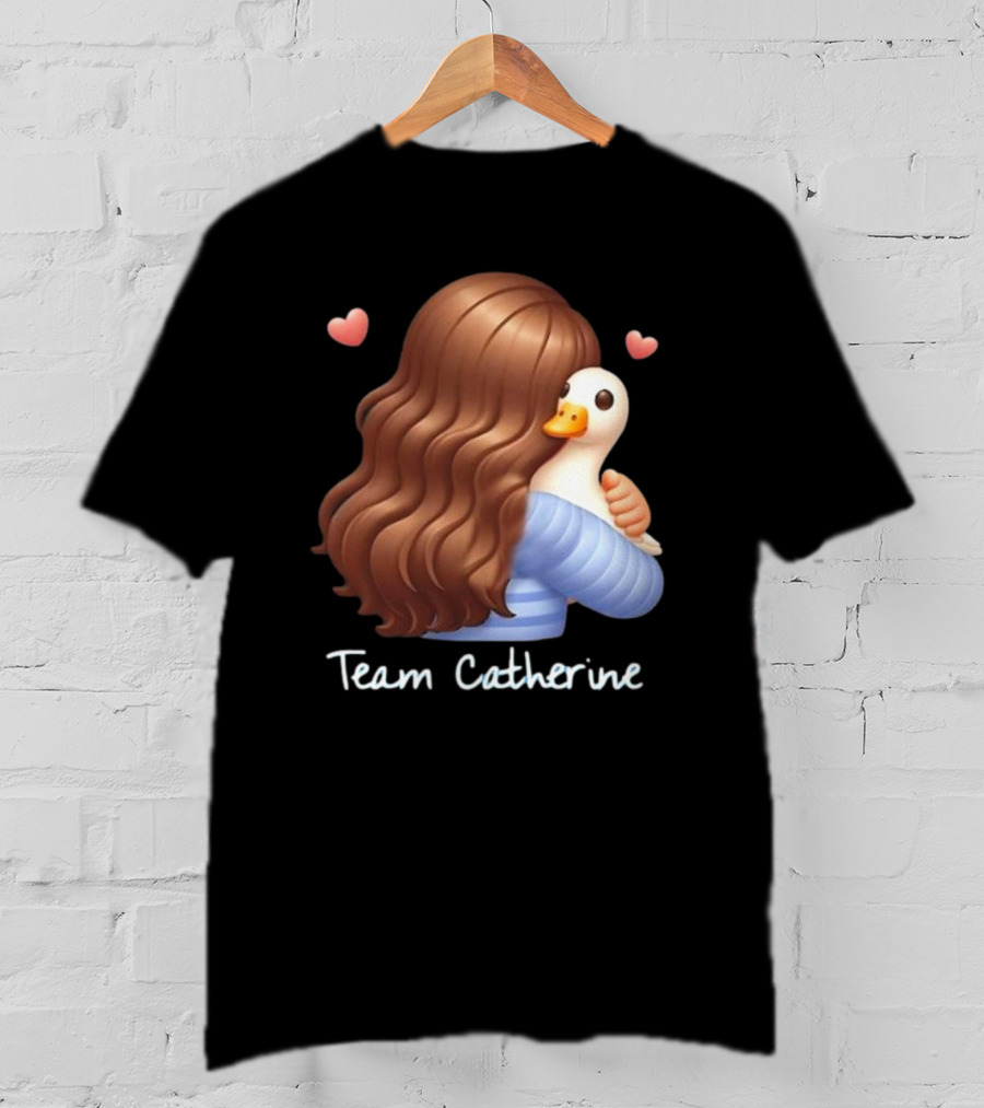 Team Catherine Real Housewives Recaps Duck Emoji Hearts T-Shirt