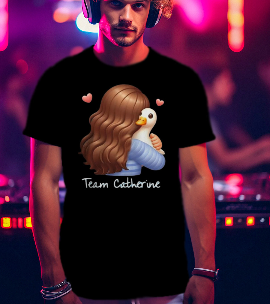 Team Catherine Real Housewives Recaps Duck Emoji Hearts T-Shirt