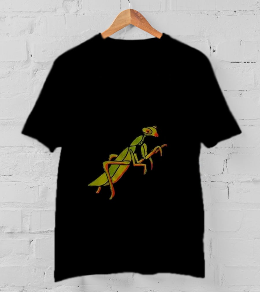 Praying For Your Stupid Ass Mantis Green MGRAY T-Shirt