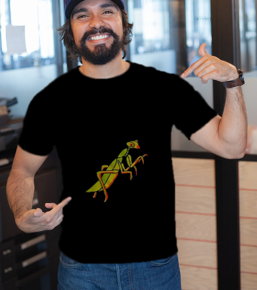 Praying For Your Stupid Ass Mantis Green MGRAY T-Shirt
