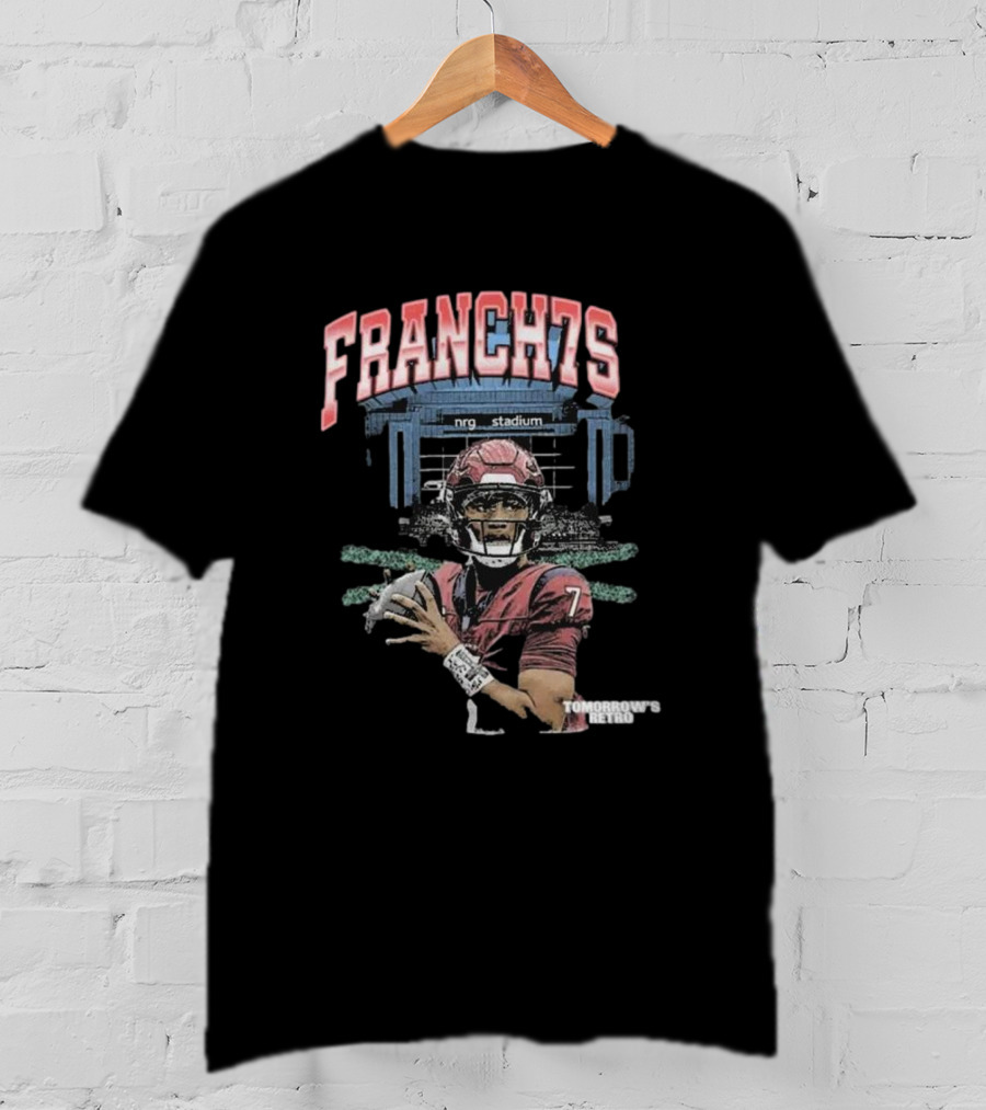 Houston Texans CJ Stroud Franchise 7 NRG Stadium Tomorrow’s Retro T-Shirt