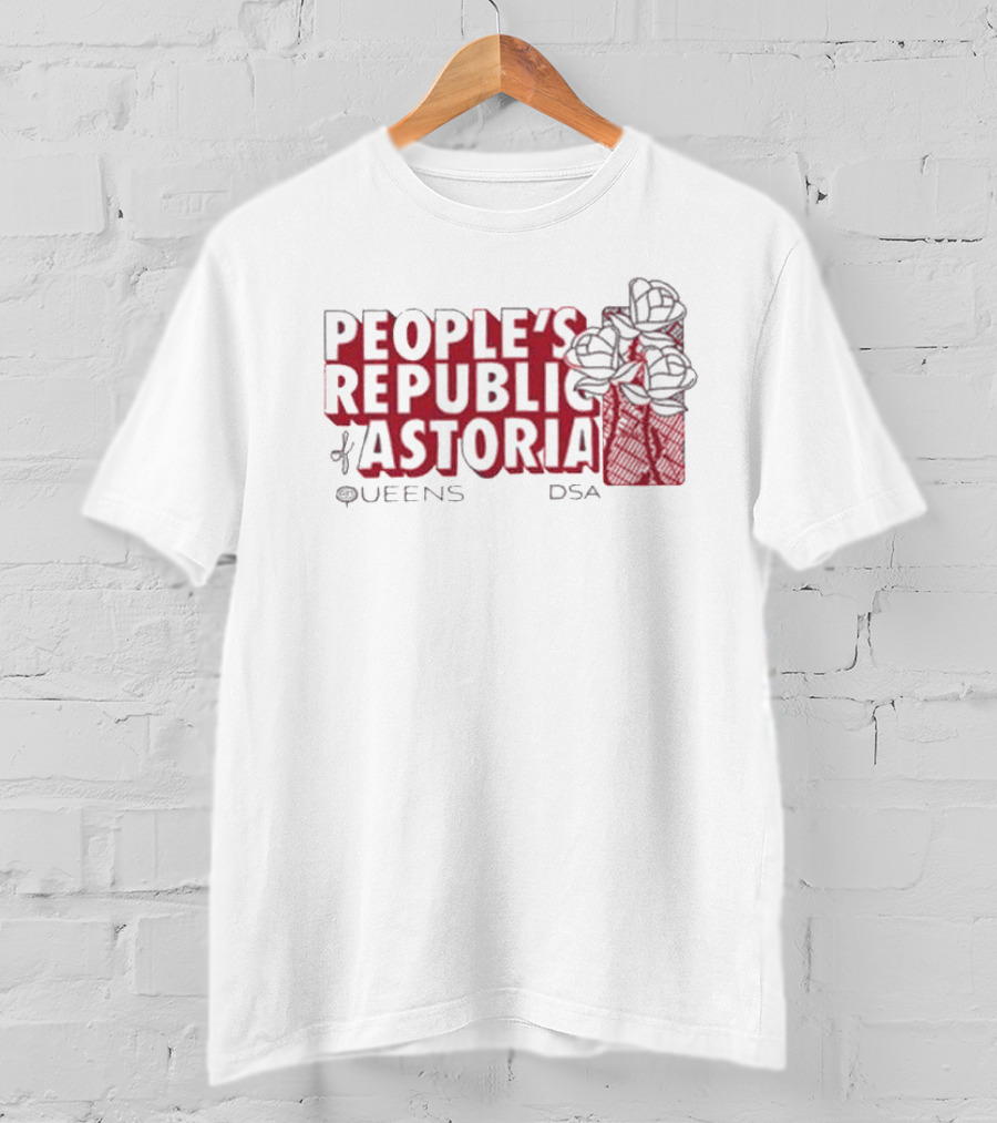 People’s Republic Of Astoria Queens DSA Roses T-Shirt