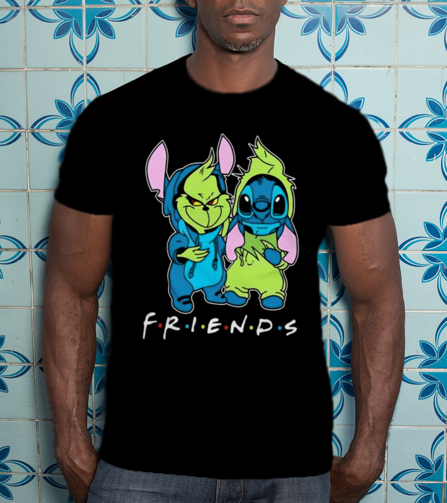 Stitch And Grinch Disney Friends Best Friends For Life T-Shirt