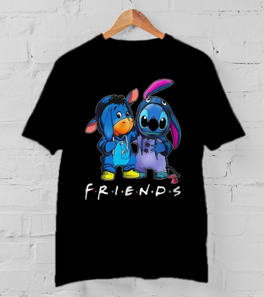 Eeyore Stitch Best Friends For Life F.R.I.E.N.D.S T-Shirt