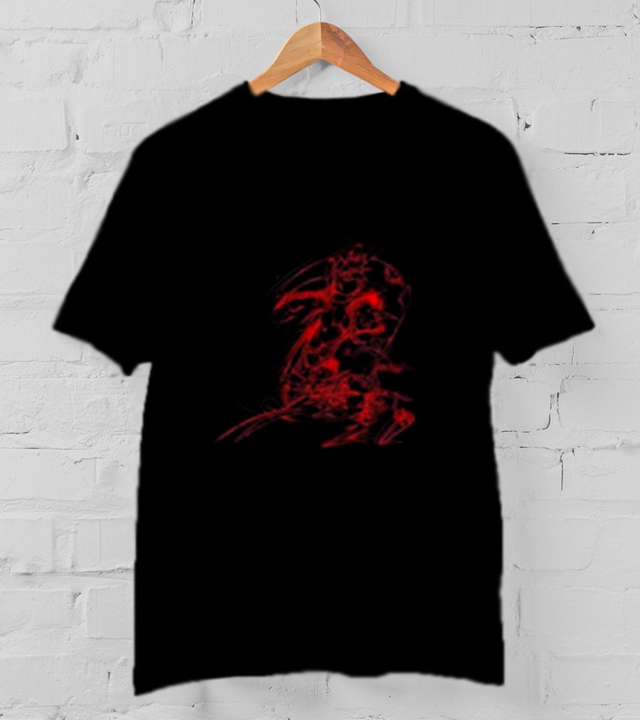 Guilty Gear Archival Record Sol And Ky Red Abstract T-Shirt