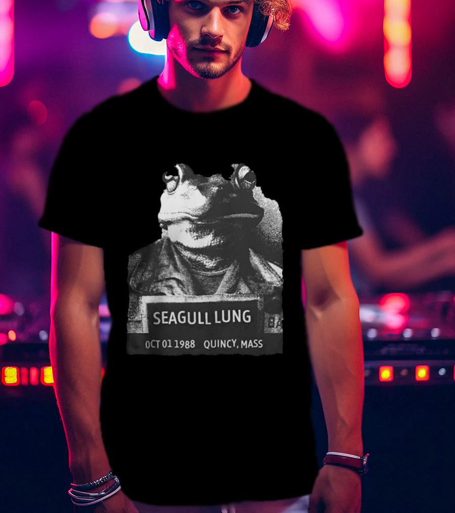 Mrballen Wearing Seagull Lung Oct 01 1988 Quincy Mass T-Shirt