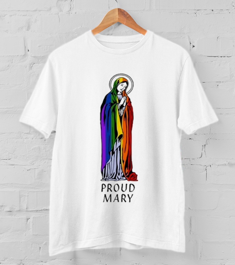 Proud Mary With Rainbow Pride Flag Colors T-Shirt