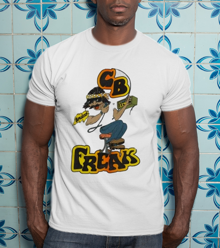 CB FREAK Breaker Trucker CB Radio Enthusiast T-Shirt