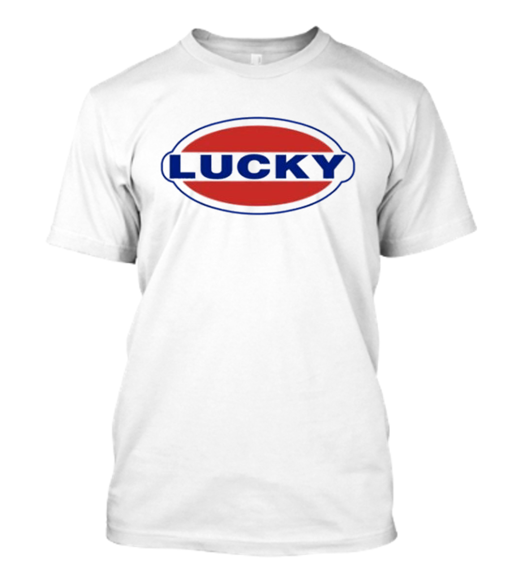 Halsey Wearing Lucky Red And Blue Oval T-Shirt