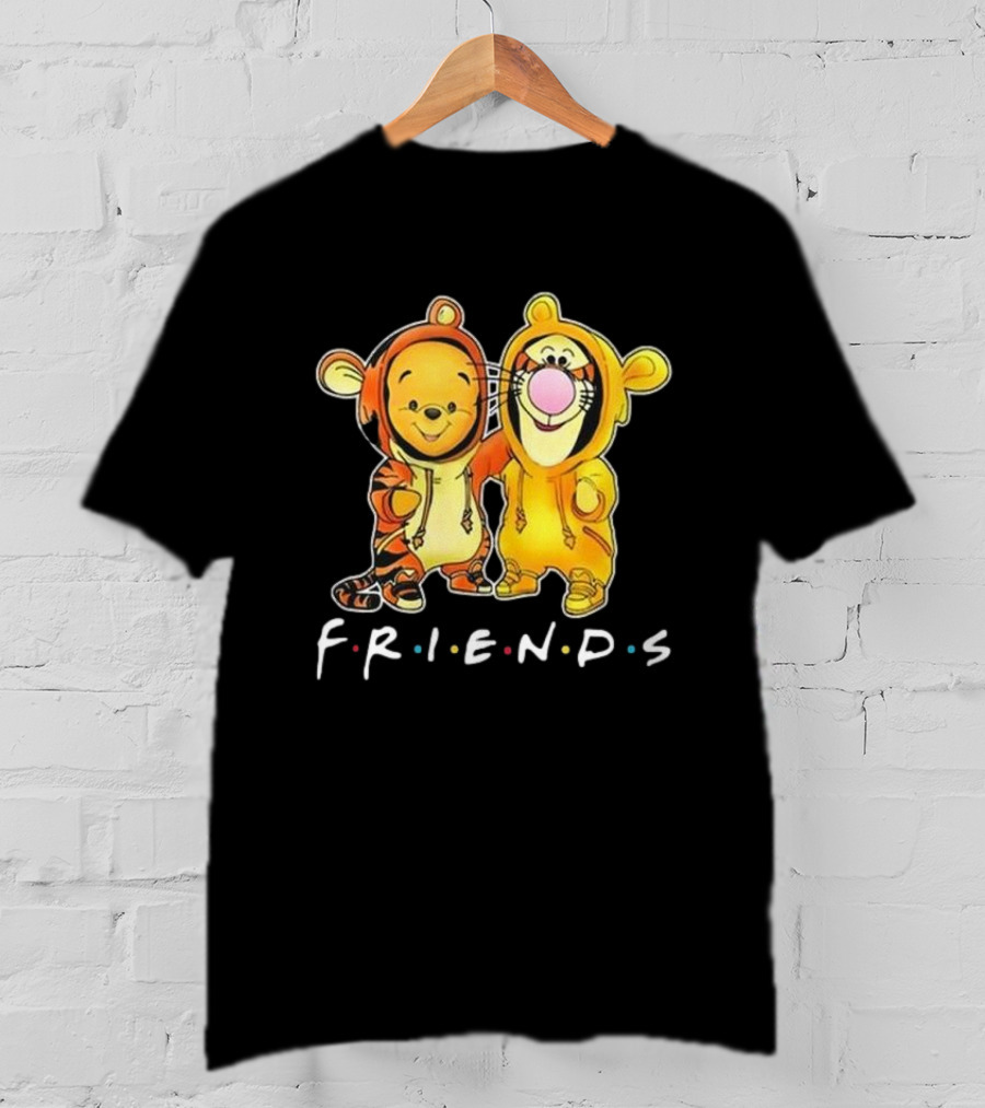Winnie The Pooh Friends Tigger Style Hoodie Pals T-Shirt