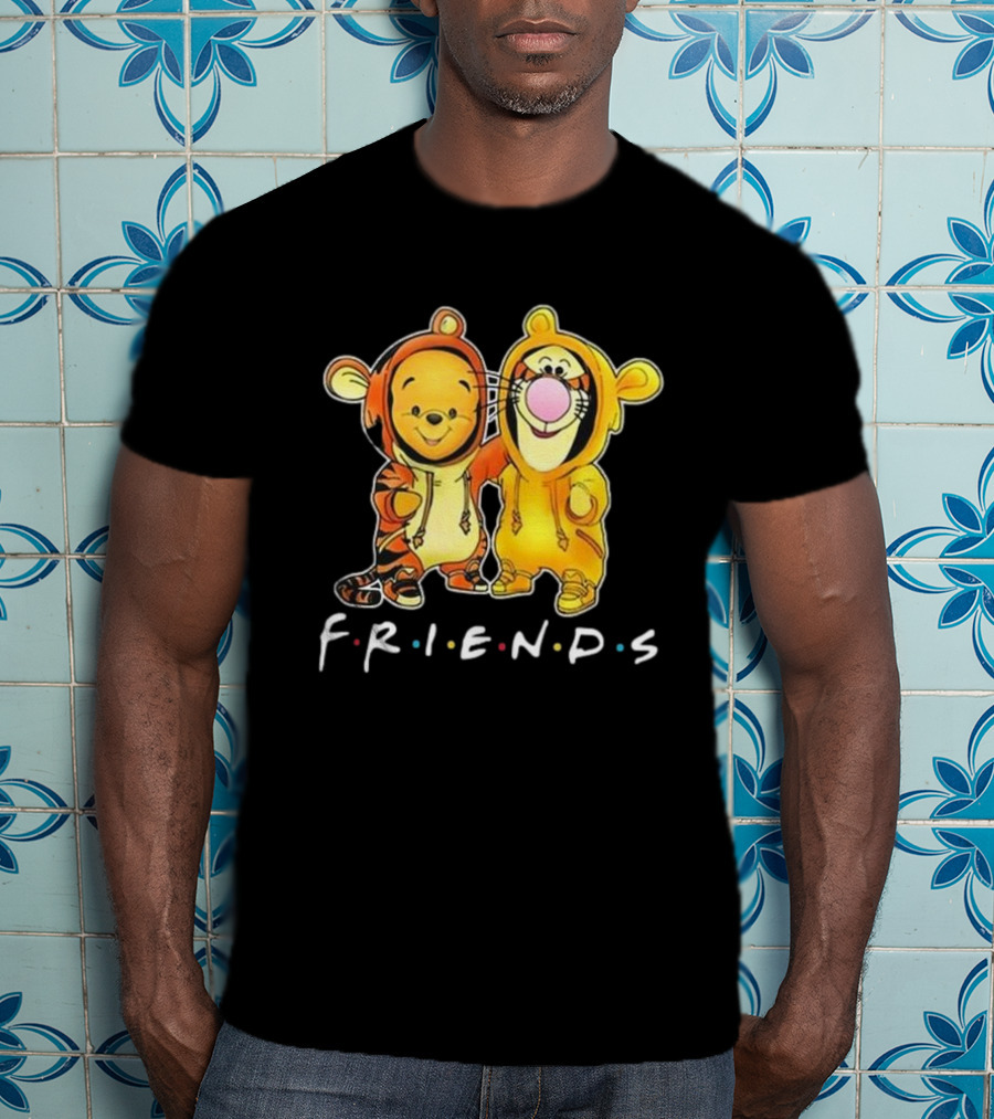 Winnie The Pooh Friends Tigger Style Hoodie Pals T-Shirt