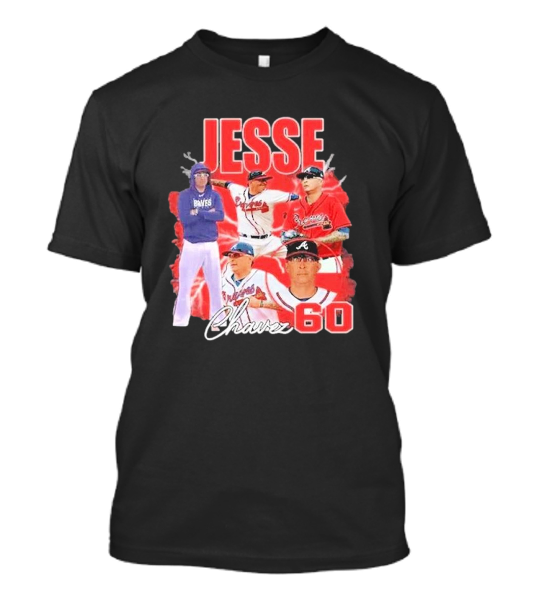 Braves Jesse Chavez 60 T-Shirt