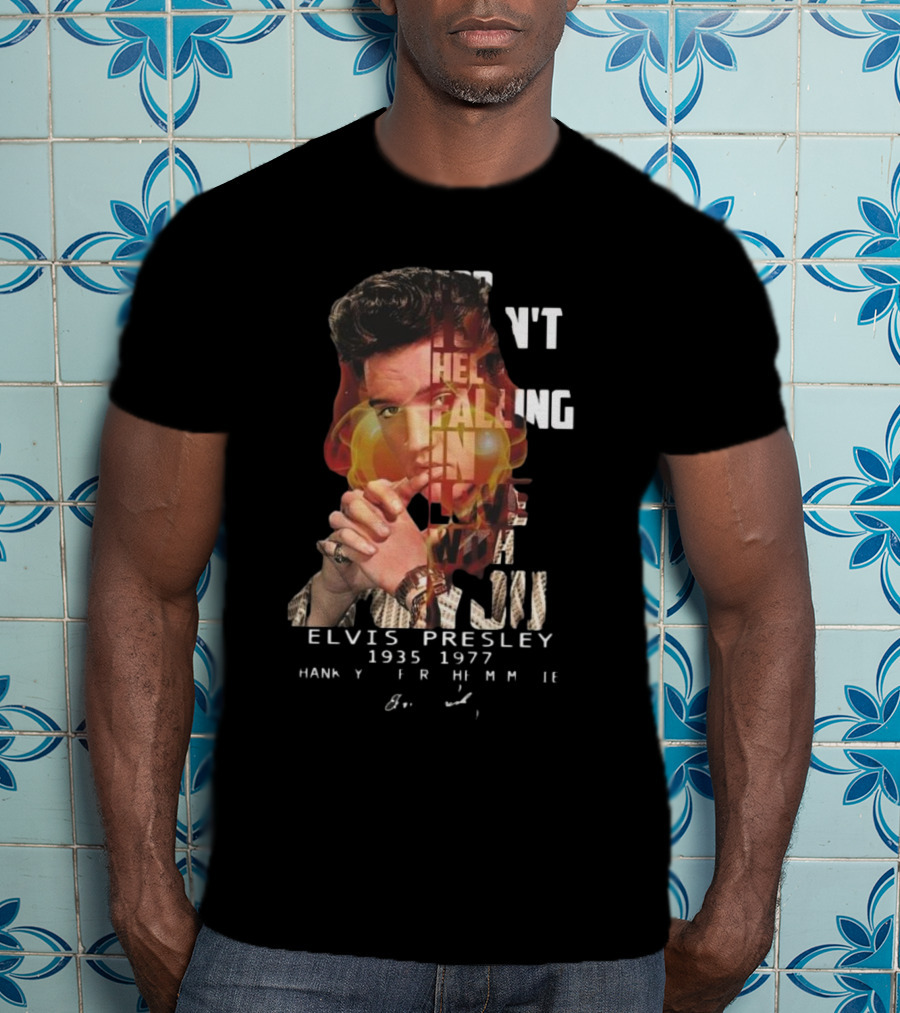 Can’t Help Falling In Love Elvis Presley 1935-1977 Thank You For The Memories T-Shirt