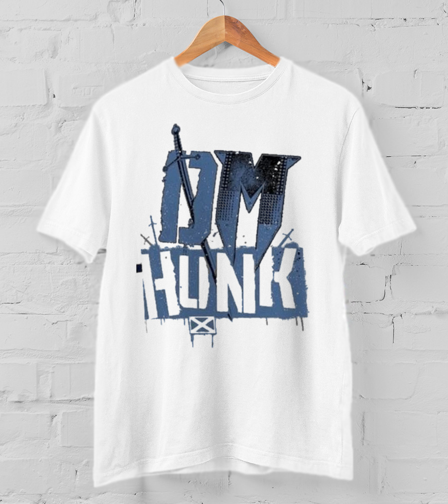 DM Hunk Sword Elements Drew Mcintyre Ringer T-Shirt