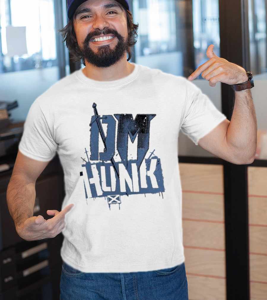 DM Hunk Sword Elements Drew Mcintyre Ringer T-Shirt