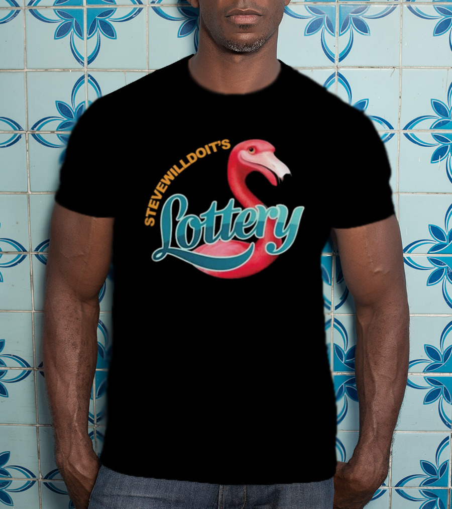 Stevewilldoit’s Lottery Flamingo T-Shirt