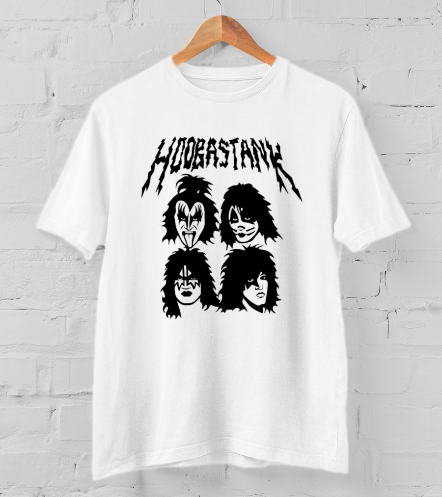 Hoobastank Meets Kiss Makeup Rock T-Shirt
