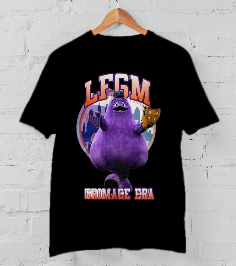 LFGM Grimace Era Mets Baseball Crossover T-Shirt