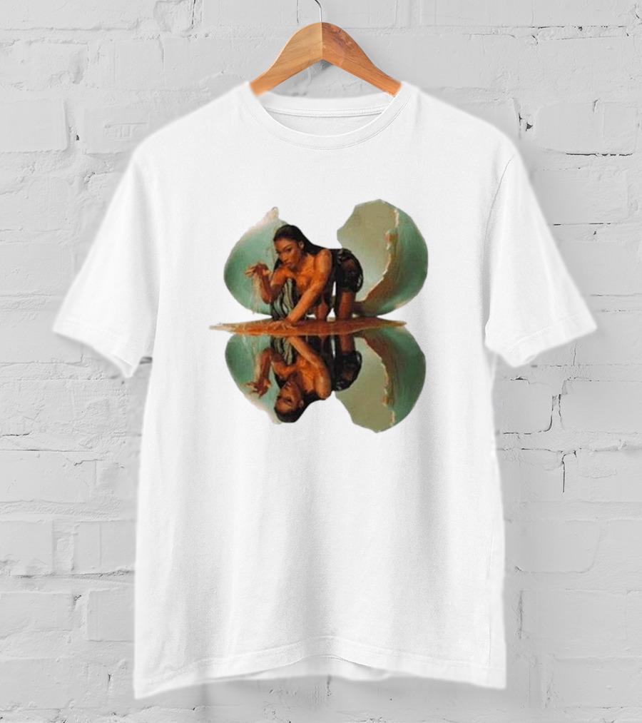 Megantheestallion Megan Sand Hatching Reflection Image T-Shirt