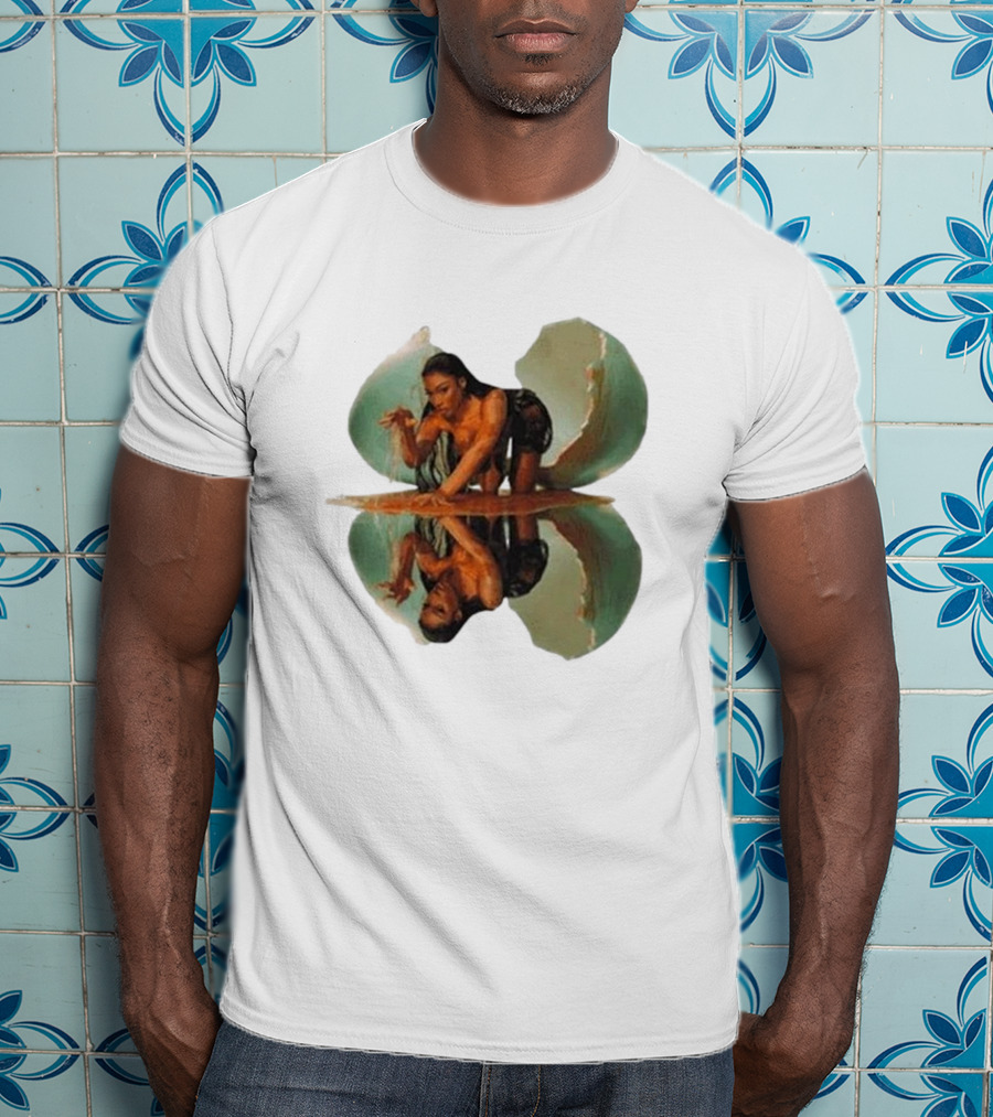 Megantheestallion Megan Sand Hatching Reflection Image T-Shirt