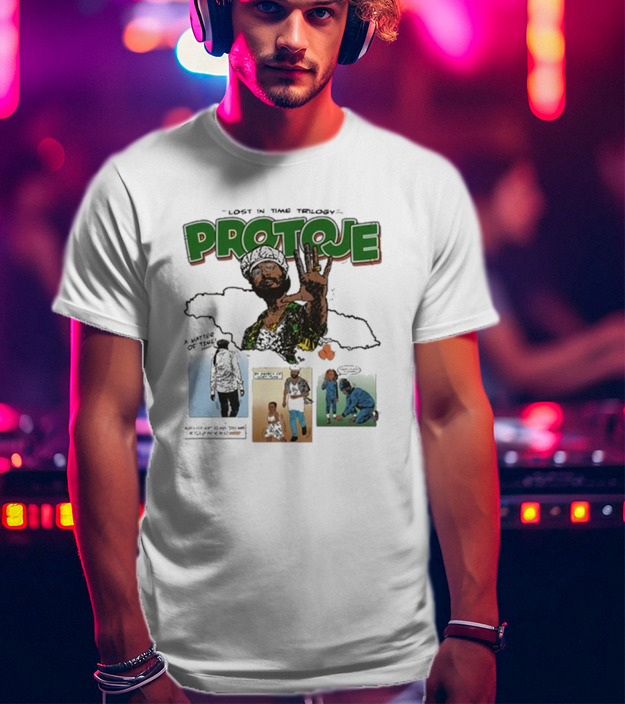 Protoje Lost In Time Trilogy Reggae Series Imagery And Covers T-Shirt