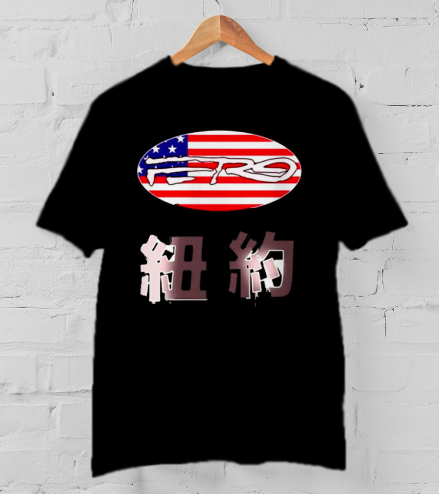 Awake NY Ferg American Flag Oval Logo T-Shirt