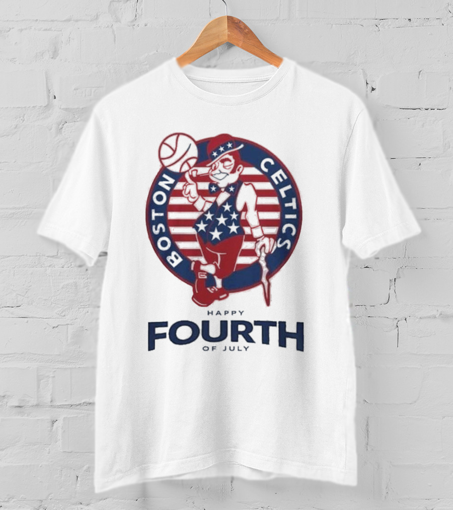 Boston Celtics Happy Fourth Of July T-Shirt