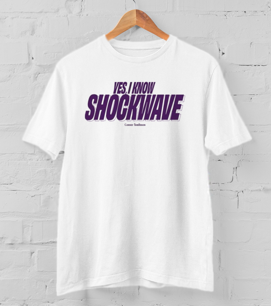 YES I KNOW SHOCKWAVE Connor Tomlinson Midweight T-Shirt