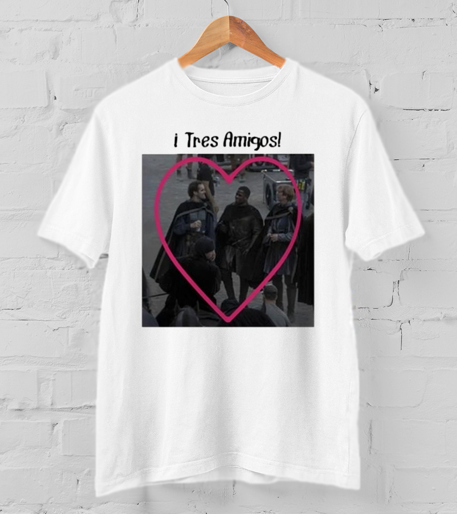 Martyn Reyne I Tres Amigos Aegon’s Friends Heart Scene T-Shirt