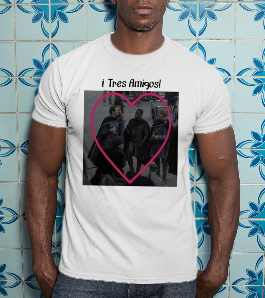 Martyn Reyne I Tres Amigos Aegon’s Friends Heart Scene T-Shirt