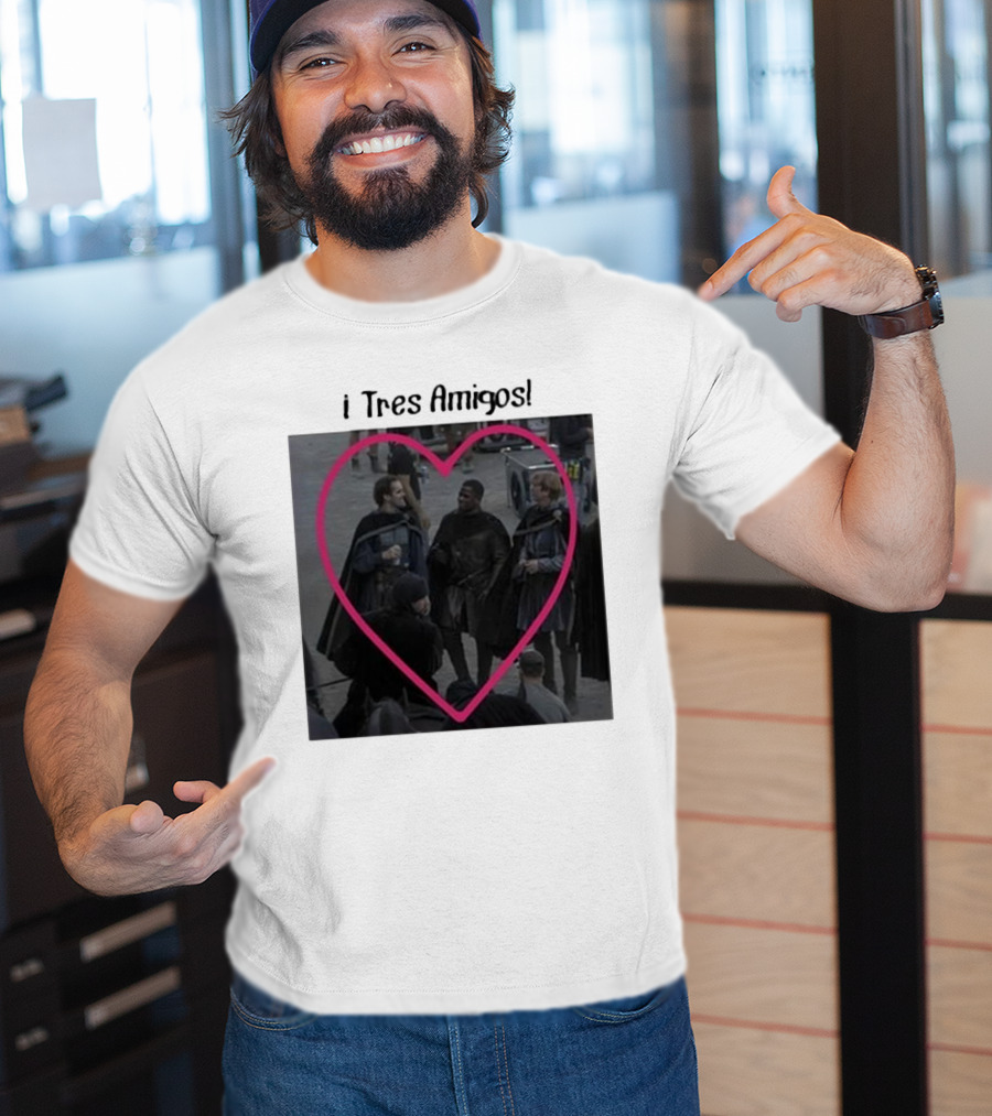 Martyn Reyne I Tres Amigos Aegon’s Friends Heart Scene T-Shirt