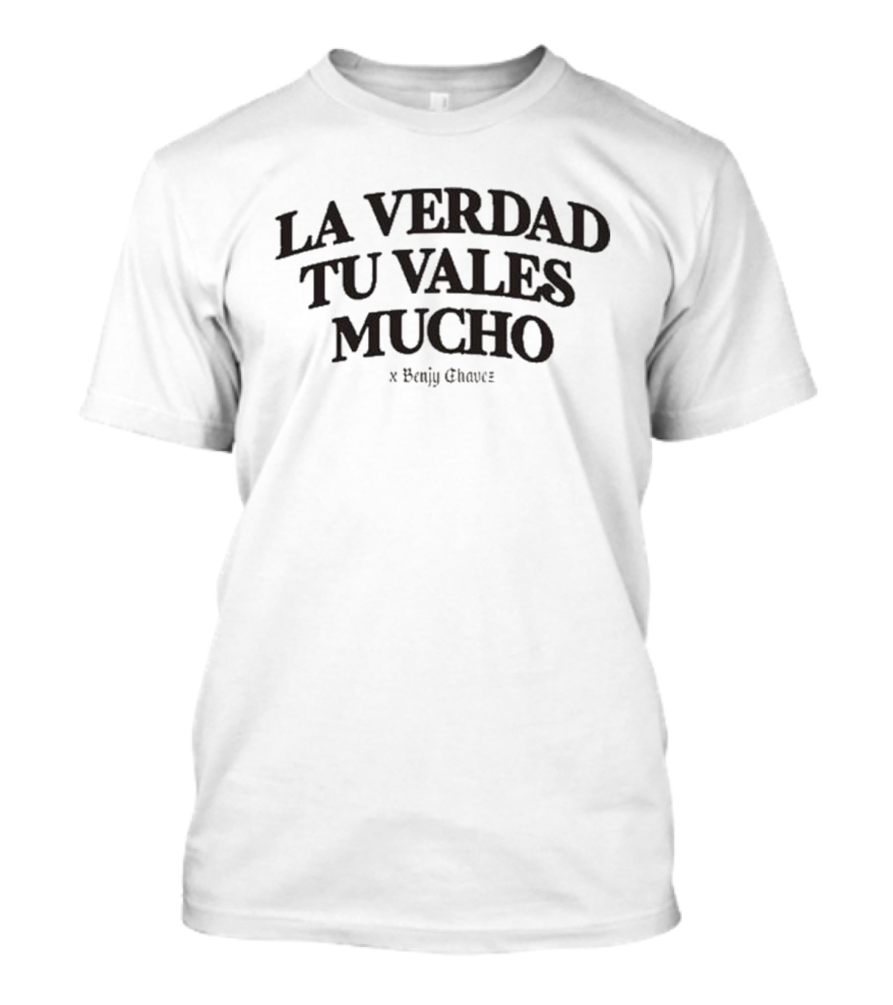 Benjy Chavez La Verdad Tu Vales Mucho Oversized Cafecito T-Shirt
