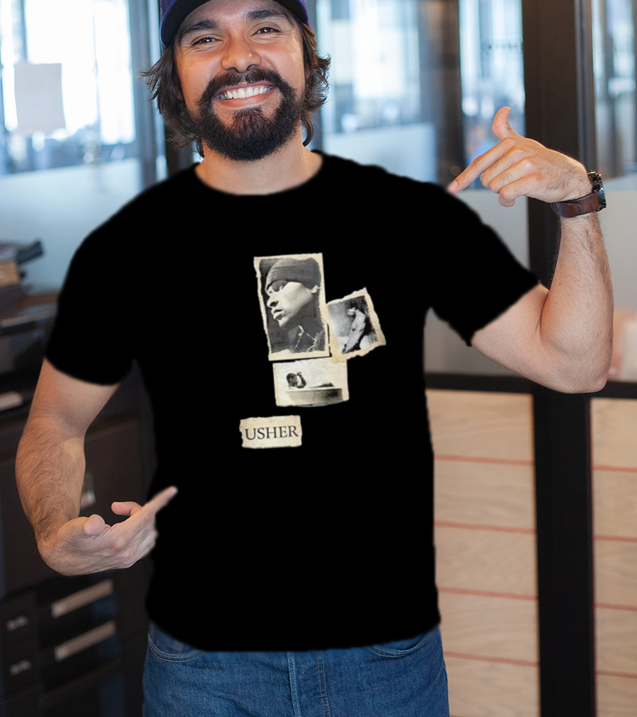 Usher Confessions Album Collage T-Shirt