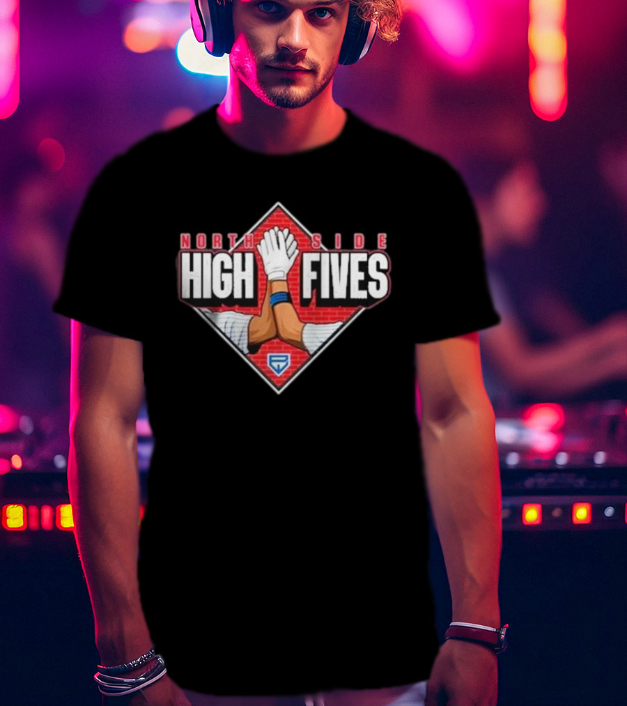 North Side High Fives Baseball Team Spirit T-Shirt