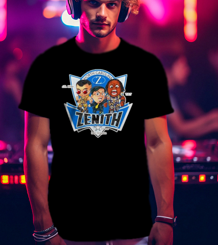 Zenith North Carolina J.R. Miller T.D.T Cartoon By Ben Grayson T-Shirt