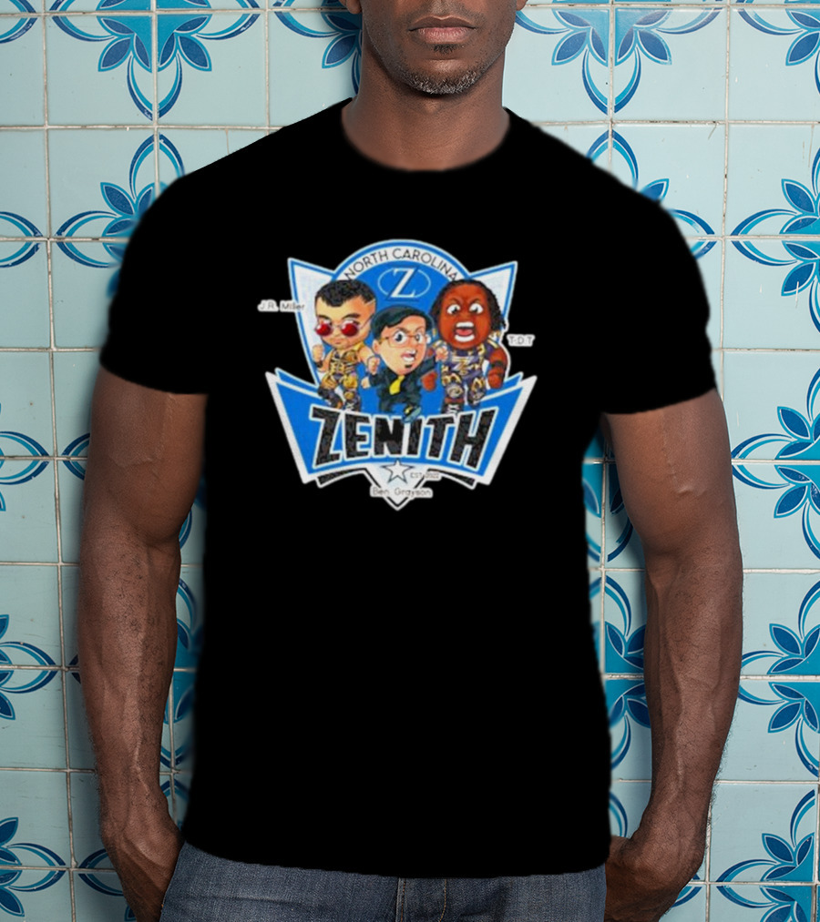 Zenith North Carolina J.R. Miller T.D.T Cartoon By Ben Grayson T-Shirt