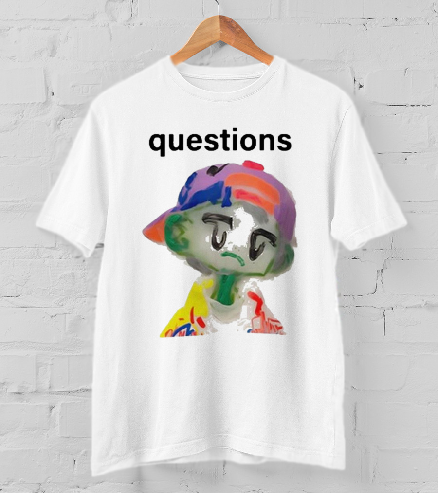 Kikillopieces Colorful Character Questions T-Shirt