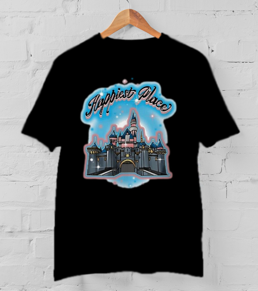 Happiest Place Rope Drop Threads Castle T-Shirt